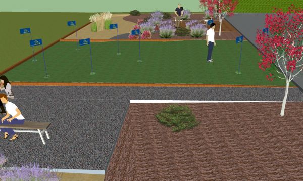 Projet de golf intégré dans un jardin au Pyla (33)