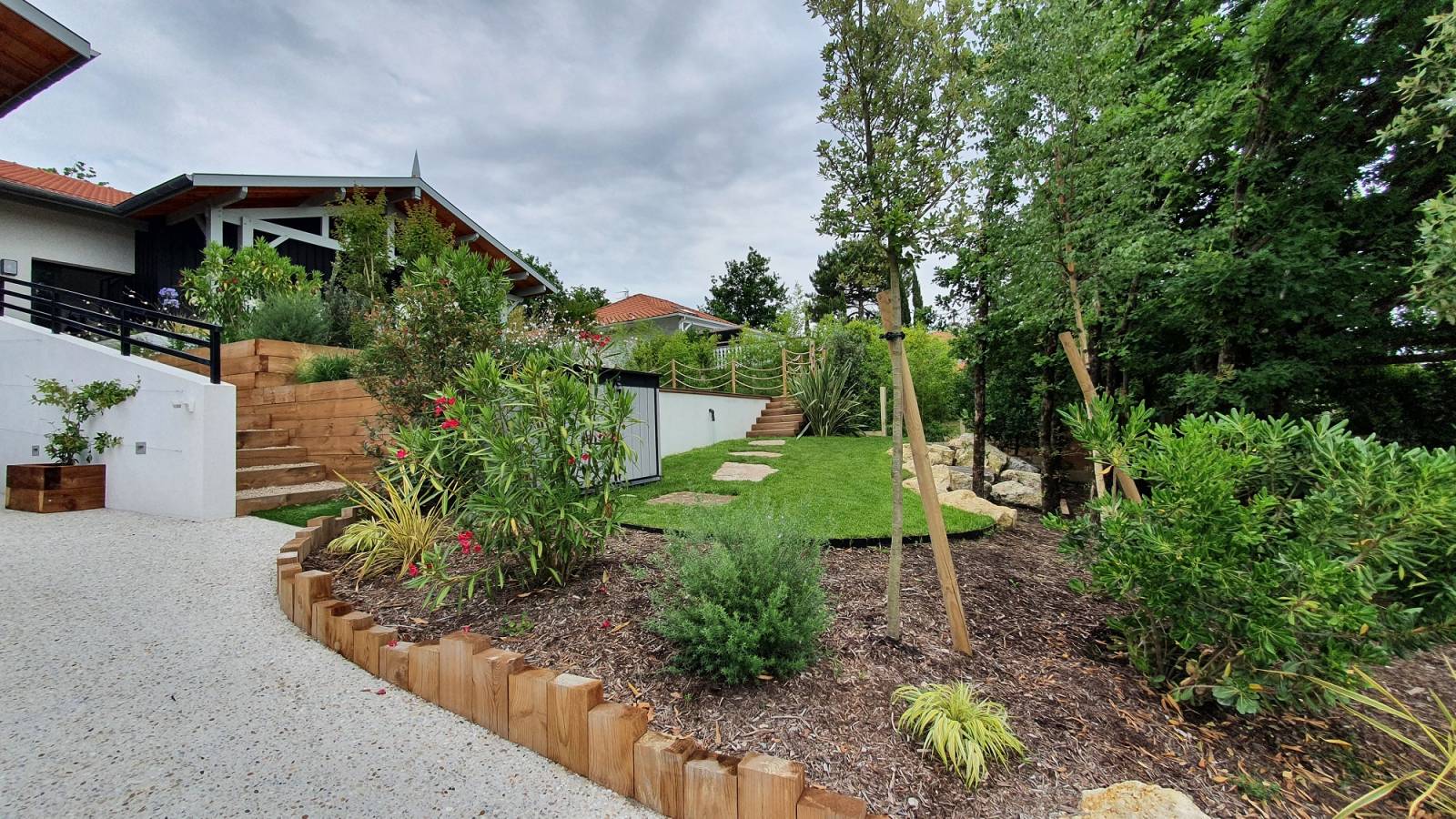 Création d’un jardin de type Bassin d’Arcachon à La Teste de Buch (33)