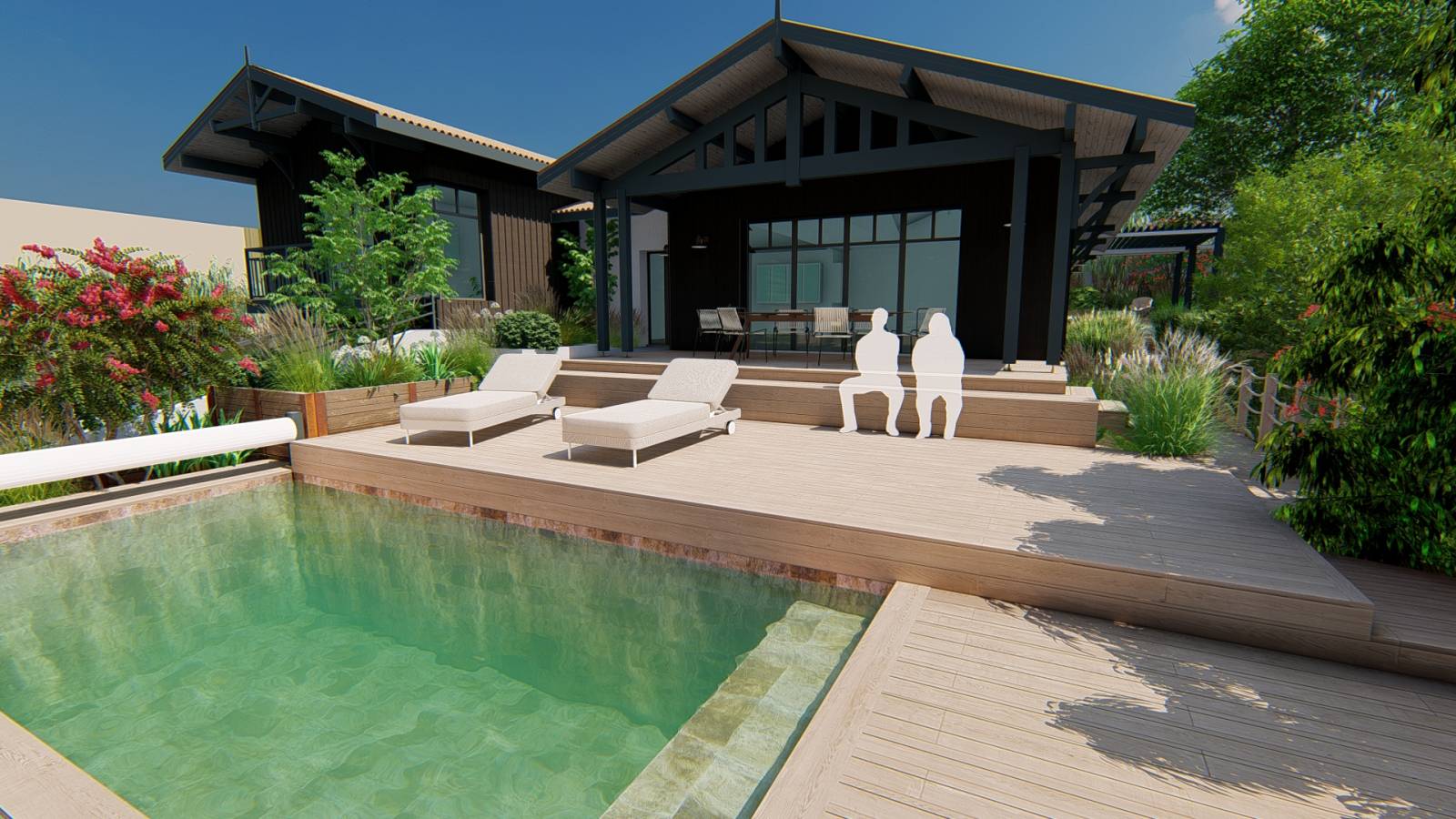 Conception d'un projet de jardin de type Bassin d’Arcachon (33)