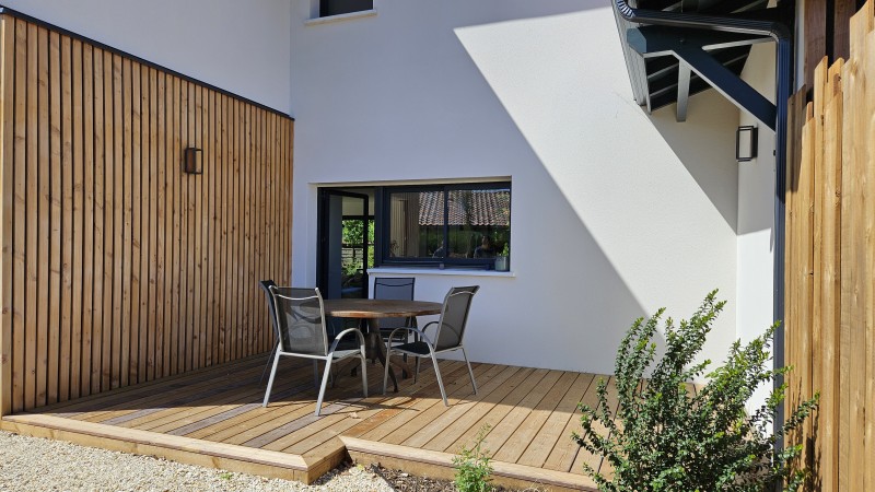 Aménagement autour du bois sur le bassin d'Arcachon 