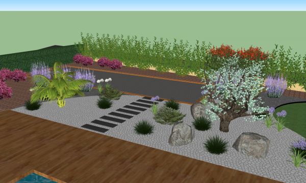 Projet d'aménagement paysager au Pyla sur mer (33)