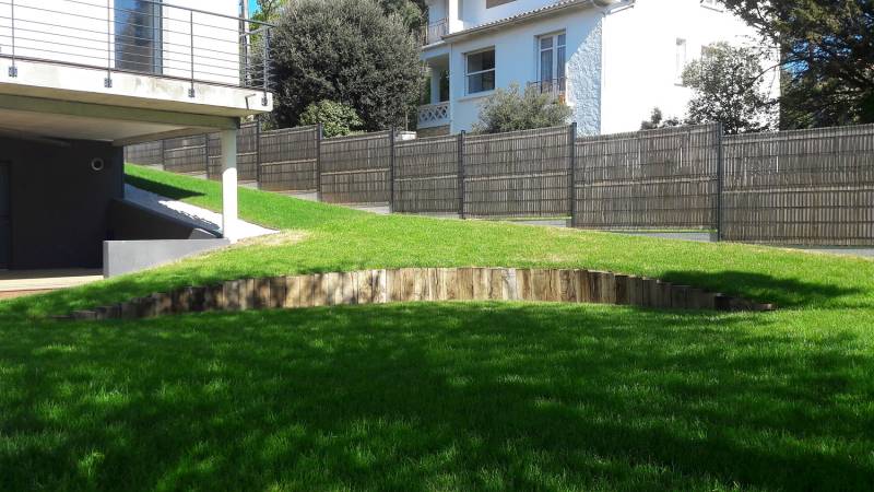 Réalisation de clôtures en grillage rigide sur le bassin d'Arcachon