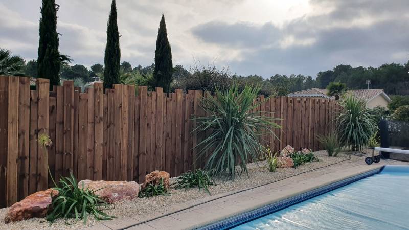 Entreprise pour faire une clôture bois sur mesure à Biscarosse (40)