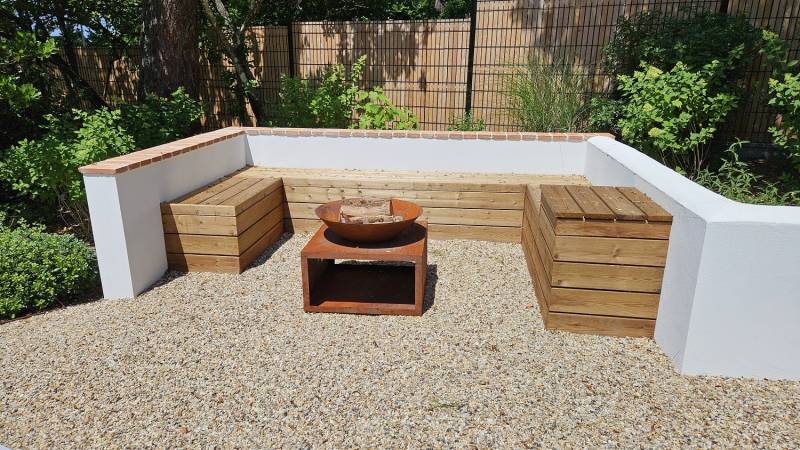 Paysagiste reconnu pour terrasse et caillebotis bois en Pin à la teste de Buch