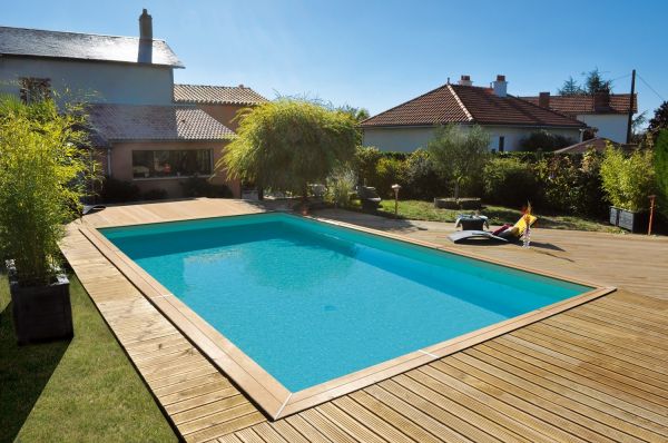 Piscine bois enterrée à Arcachon