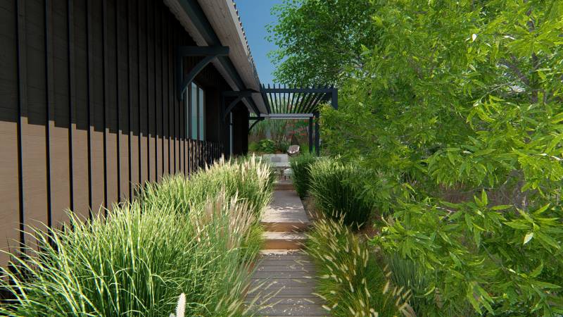 Conception d'un projet de jardin de type Bassin d’Arcachon (33)