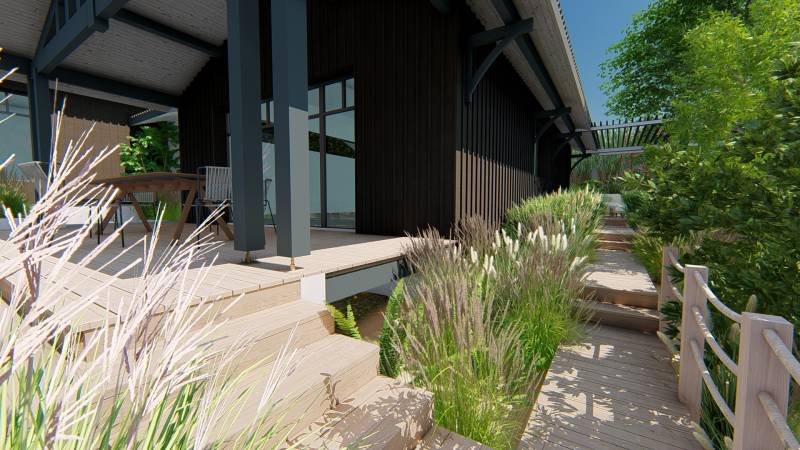 Conception d'un projet de jardin de type Bassin d’Arcachon (33)