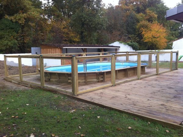Piscine bois au Pyla sur mer