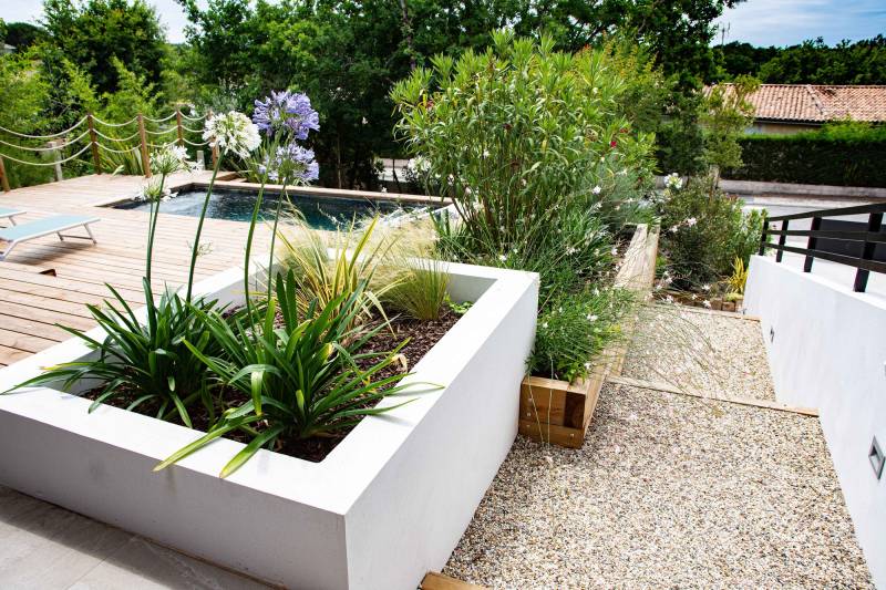 Création d’un jardin de type Bassin d’Arcachon à La Teste de Buch (33)