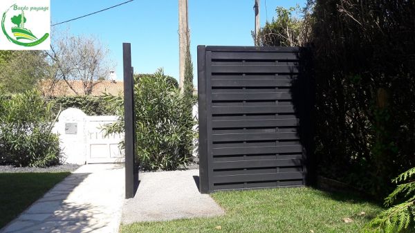 Création d'un local poubelle en claustra bois à Gujan-Mestras (33)