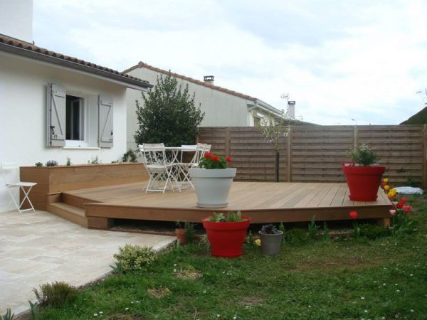 Construction d'une terrasse bois IPE à Arcachon 33