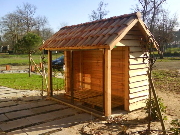 Cabanon de jardin avec volière à Gujan-Mestras (33)