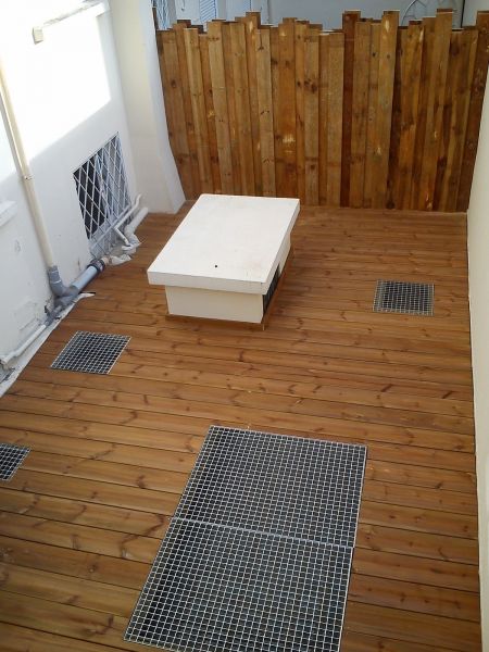 Création d'un caillebotis bois de Pin sur le Bassin d'Arcachon (33)