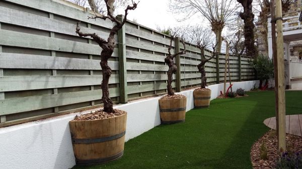 Création de fausse pelouse en gazon synthétique à la Teste de buch (33)