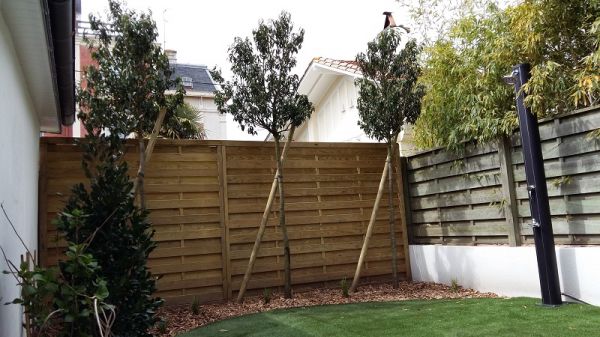 Création d'une palissade en bois à Arcachon (33)