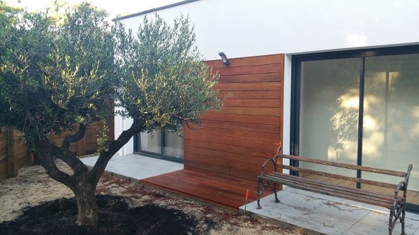 Habillage d'une facade en bois en Gironde (33)