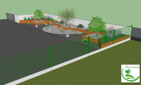 Conception de jardin zen sur le Bassin d'Arcahcon (33)